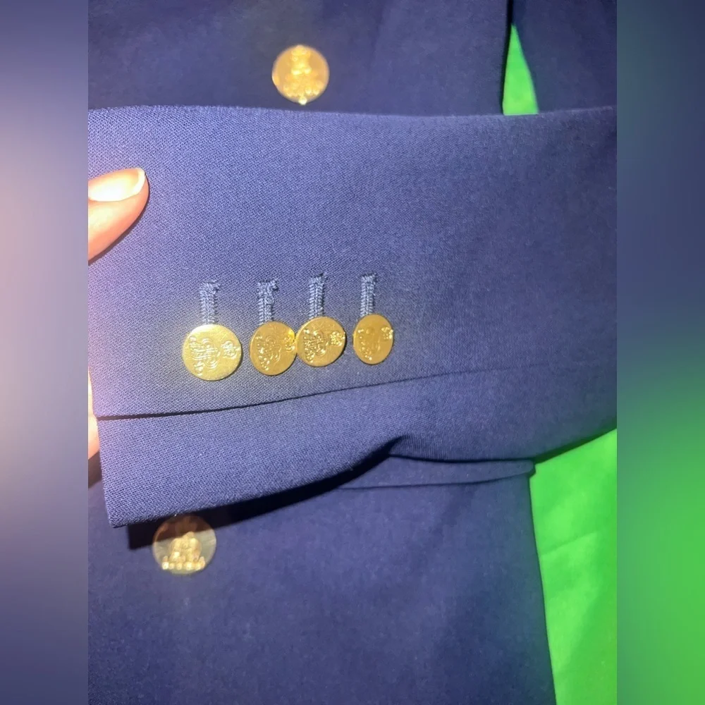 Ralph Lauren Purple Label Cadman Navy Cashmere Jacket See Measurements for Size - Picture 11 of 16